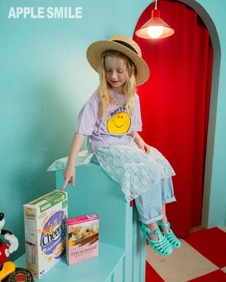 Apple Smile - Korean Children Fashion - #magicofchildhood - Smile One-Piece - 3