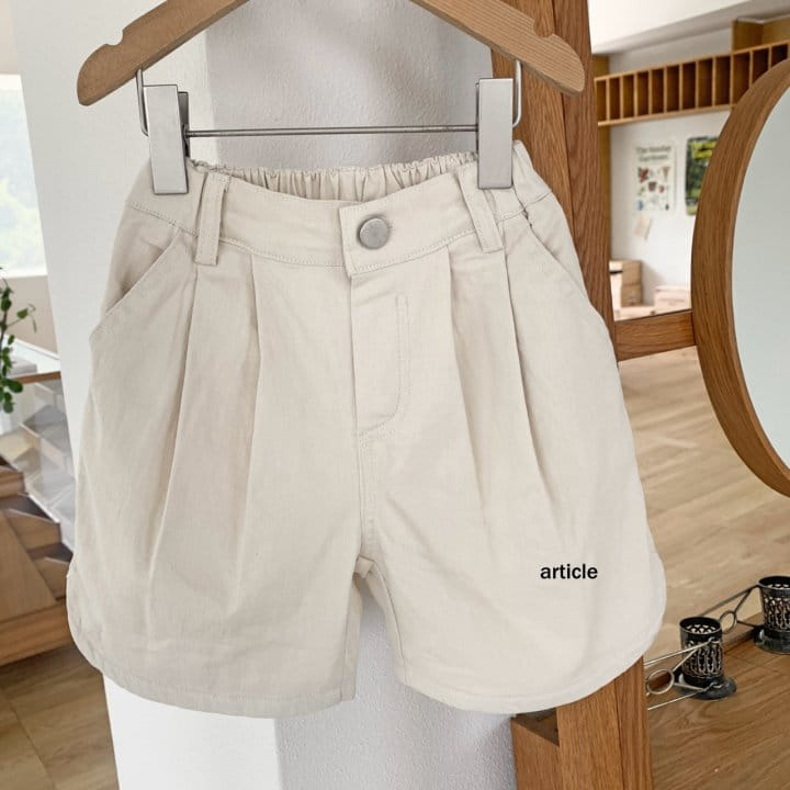 Article - Korean Children Fashion - #Kfashion4kids - Mug Two Tuck Shorts - 2