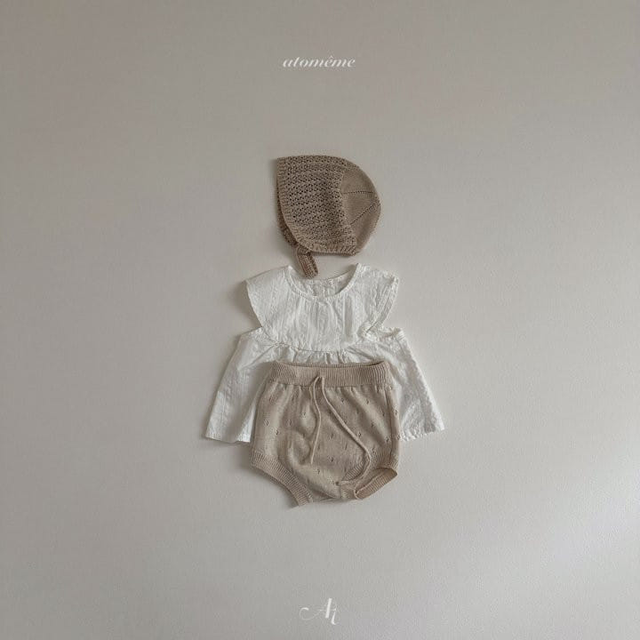 Atomeme - Korean Baby Fashion - #babyboutique - Vanilla Knit Bloomers - 10