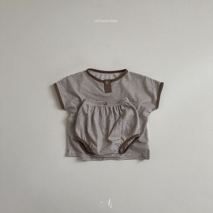 Atomeme - Korean Baby Fashion - #babyclothing - Coconut Top Bottom Set - 3