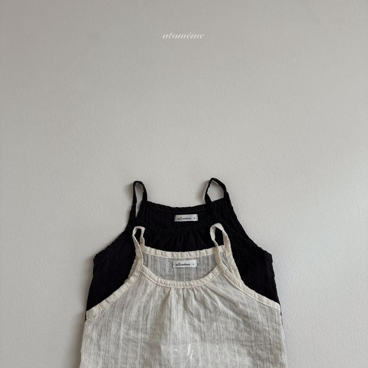 Atomeme - Korean Baby Fashion - #babygirlfashion - Roen Shirring Sleeveless Tee - 2