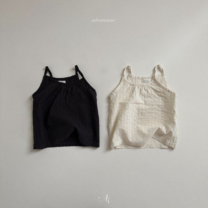 Atomeme - Korean Baby Fashion - #babylifestyle - Roen Shirring Sleeveless Tee - 3