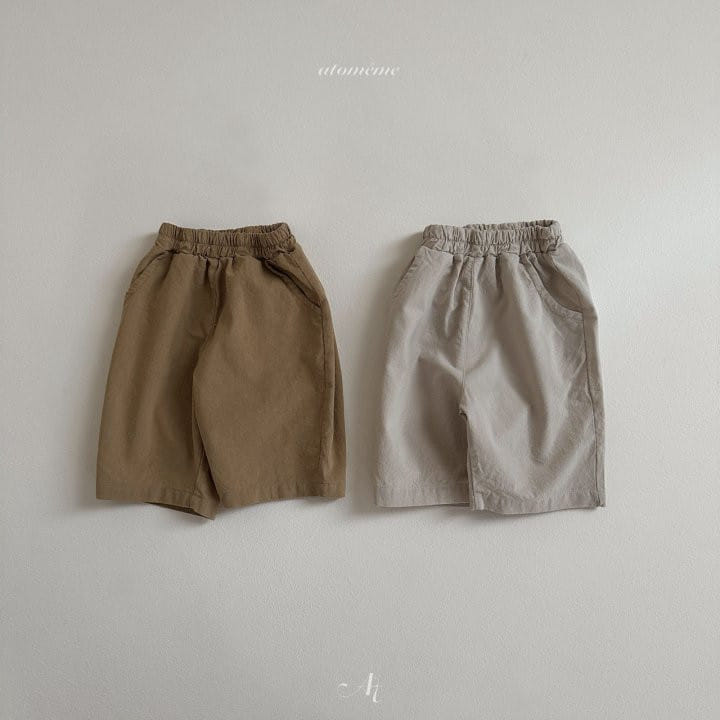 Atomeme - Korean Baby Fashion - #babyootd - Lemon Cropped Shorts