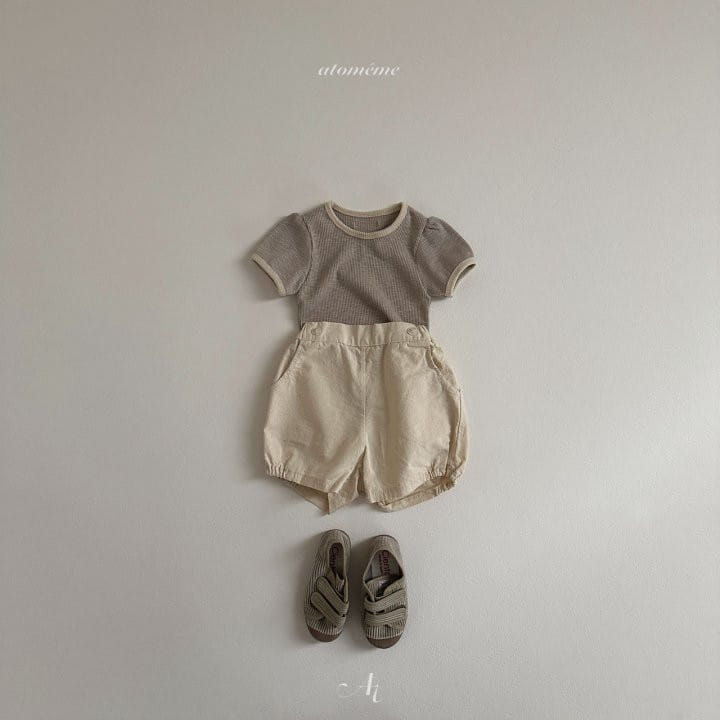 Atomeme - Korean Baby Fashion - #babyootd - Son Son Puff Tee - 9