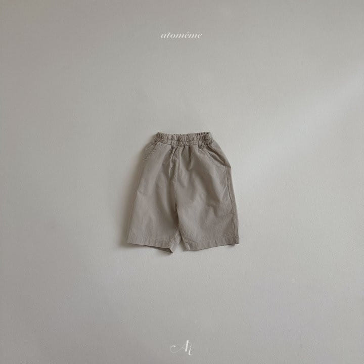 Atomeme - Korean Baby Fashion - #babyoutfit - Lemon Cropped Shorts - 3