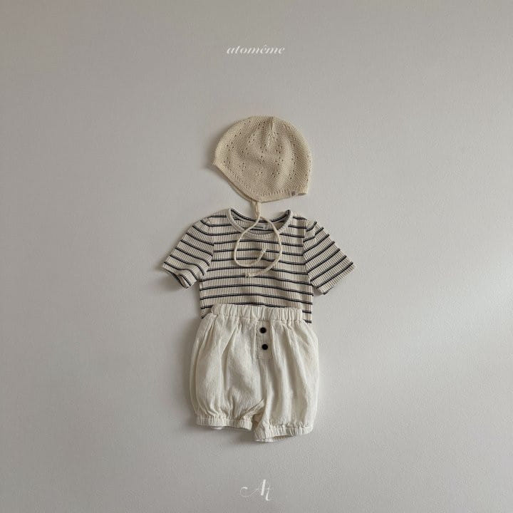 Atomeme - Korean Baby Fashion - #babyoutfit - Two Button Shorts - 11