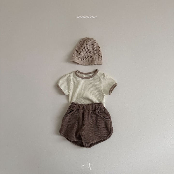 Atomeme - Korean Baby Fashion - #babyoutfit - Son Son Puff Tee - 10