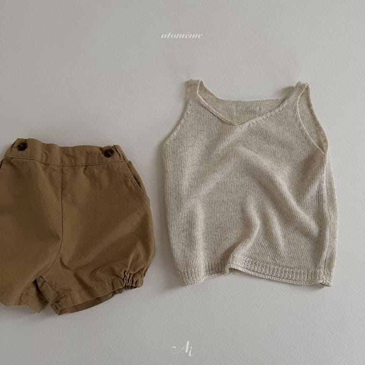 Atomeme - Korean Baby Fashion - #babyoutfit - L Summer Sleeveless Tee - 9