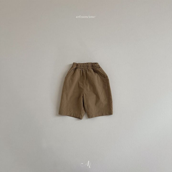 Atomeme - Korean Baby Fashion - #babyoutfit - Lemon Cropped Shorts - 4