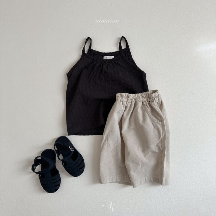 Atomeme - Korean Baby Fashion - #babywear - Roen Shirring Sleeveless Tee - 8