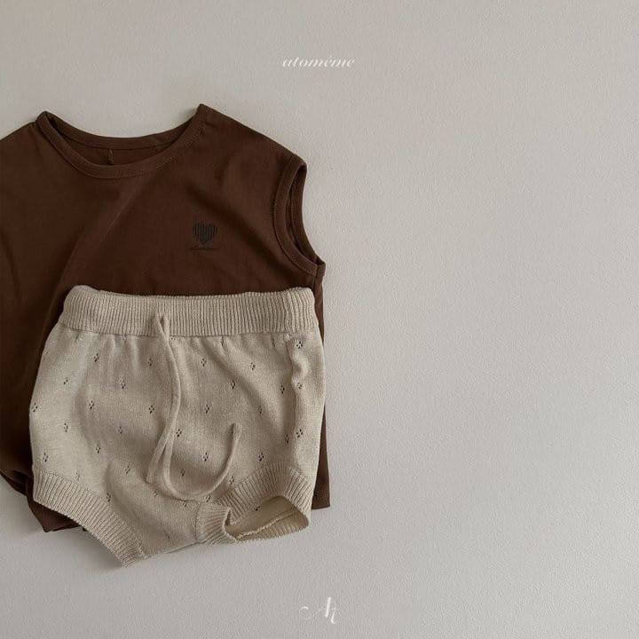 Atomeme - Korean Baby Fashion - #babywear - Vanilla Knit Bloomers - 7