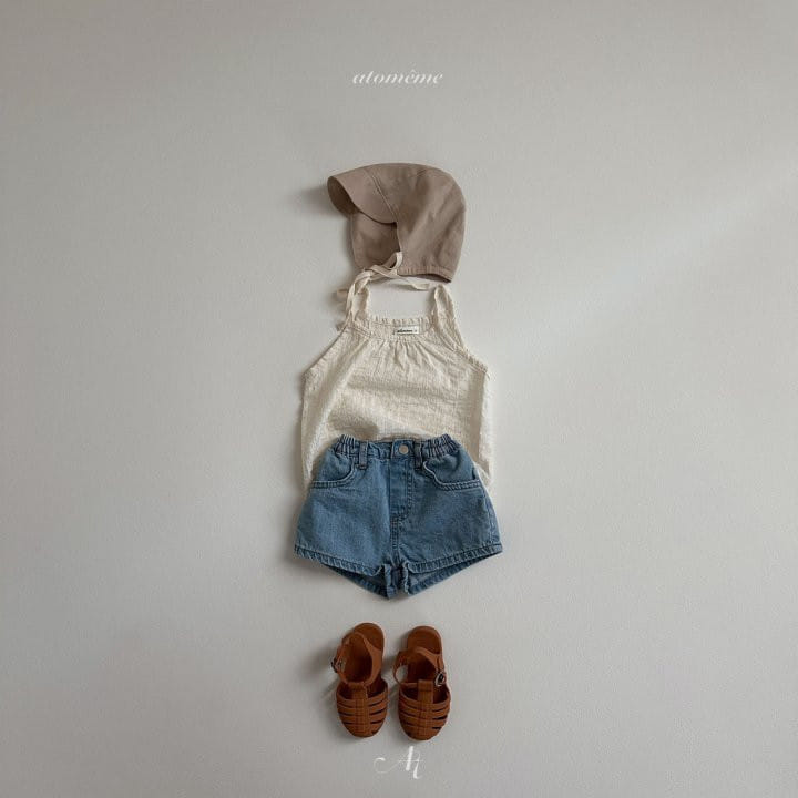 Atomeme - Korean Baby Fashion - #onlinebabyboutique - Roen Shirring Sleeveless Tee - 9