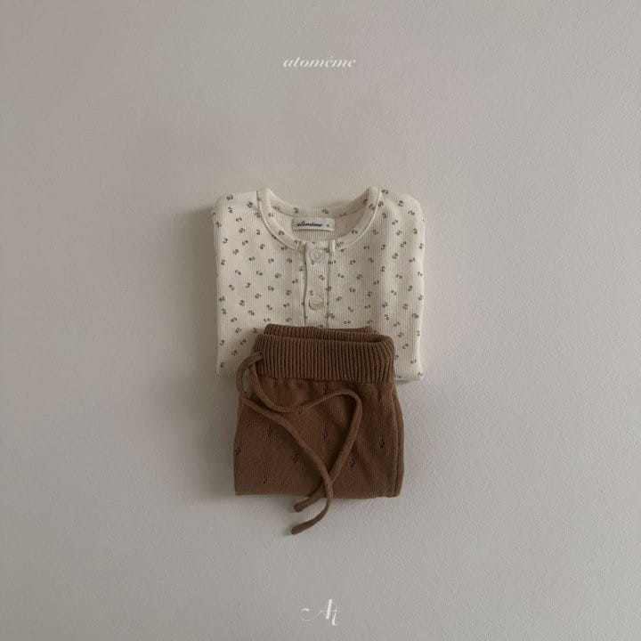 Atomeme - Korean Baby Fashion - #onlinebabyboutique - Vanilla Knit Bloomers - 8