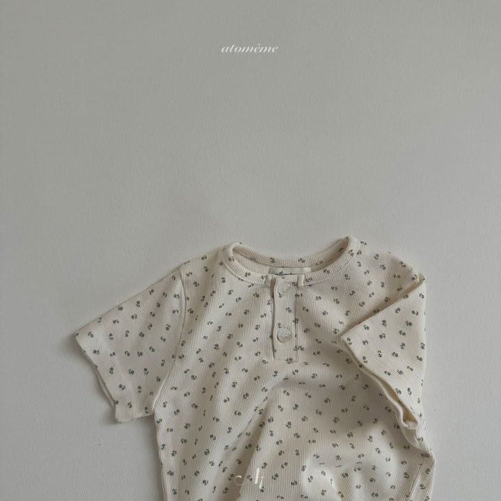 Atomeme - Korean Baby Fashion - #onlinebabyshop - To You Flower Tee - 5