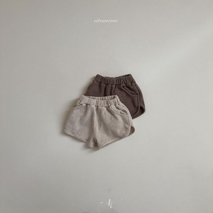 Atomeme - Korean Baby Fashion - #onlinebabyshop - Holic Waffle Pants - 3