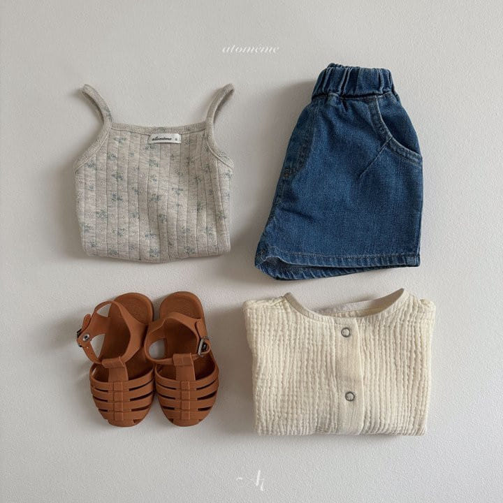 Atomeme - Korean Baby Fashion - #smilingbaby - Molly String Sleevless Tee - 10