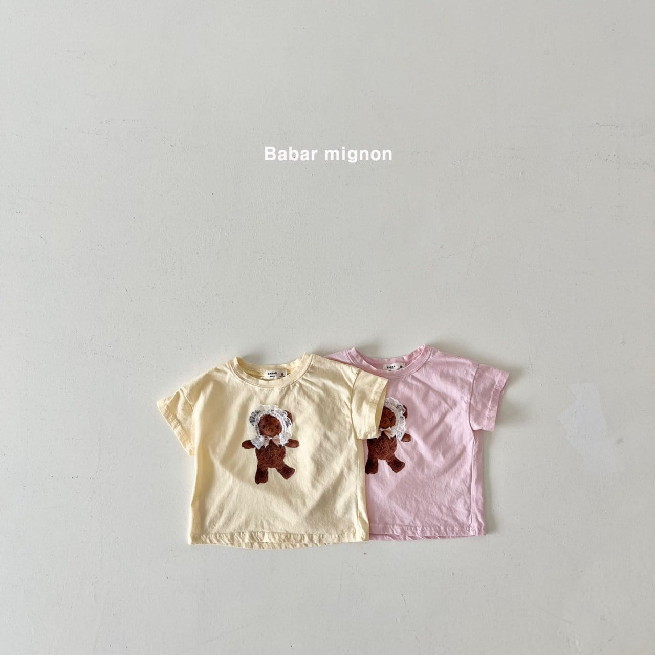 Babar Mignon - Korean Children Fashion - #Kfashion4kids - Doll Bear Tee