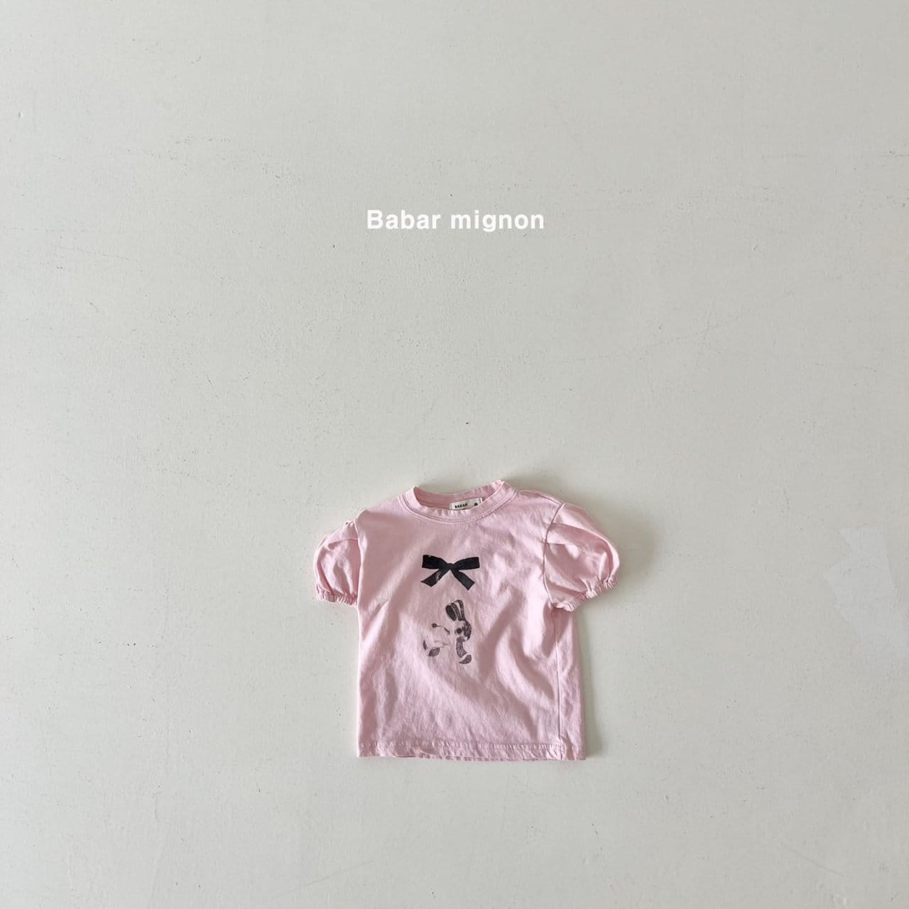 Babar Mignon - Korean Children Fashion - #childrensboutique - Rabbit Puff Tee - 10