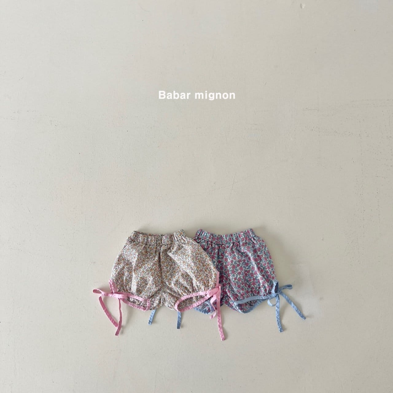 Babar Mignon - Korean Children Fashion - #childrensboutique - Pumpkin Ribbon Shrots