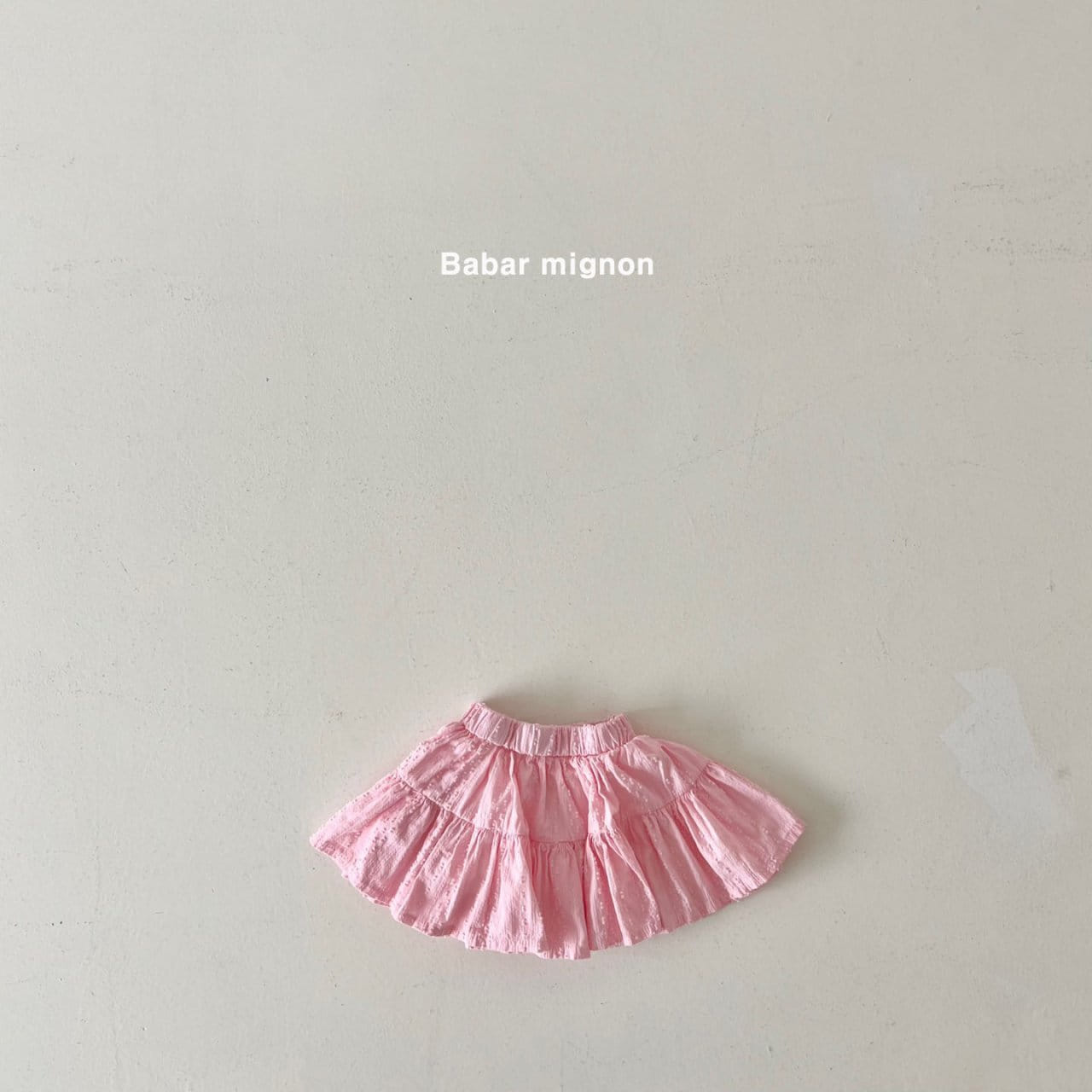 Babar Mignon - Korean Children Fashion - #childrensboutique - Eyelet Kan kan Skirt - 10