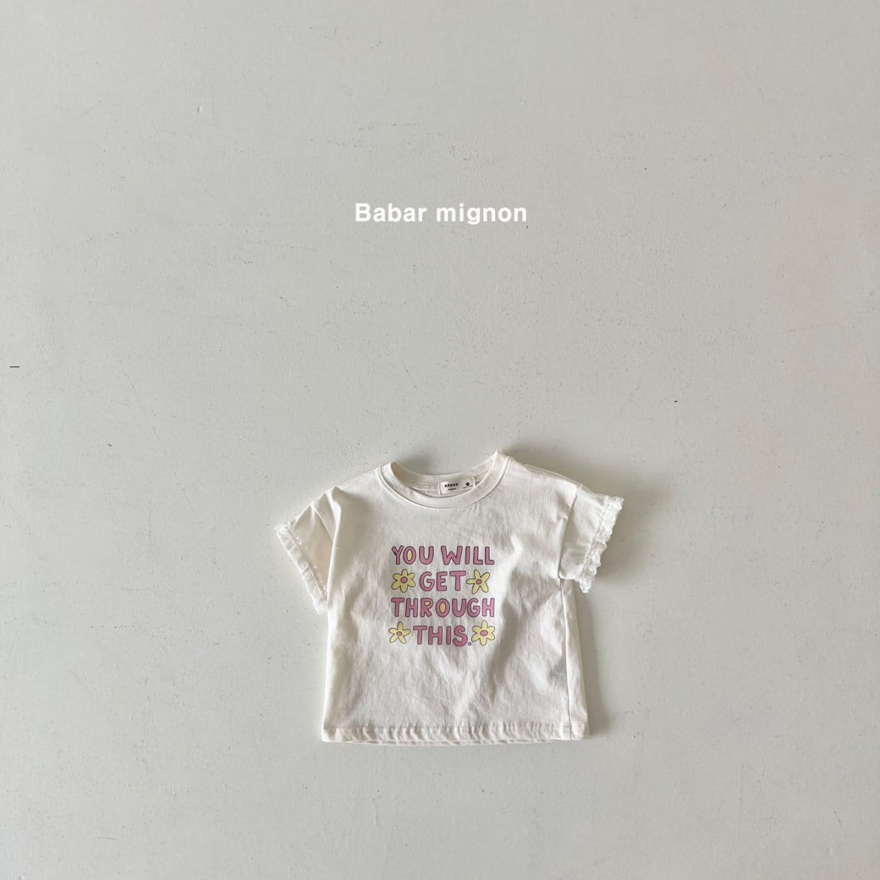 Babar Mignon - Korean Children Fashion - #childrensboutique - You Will Lace Tee - 9