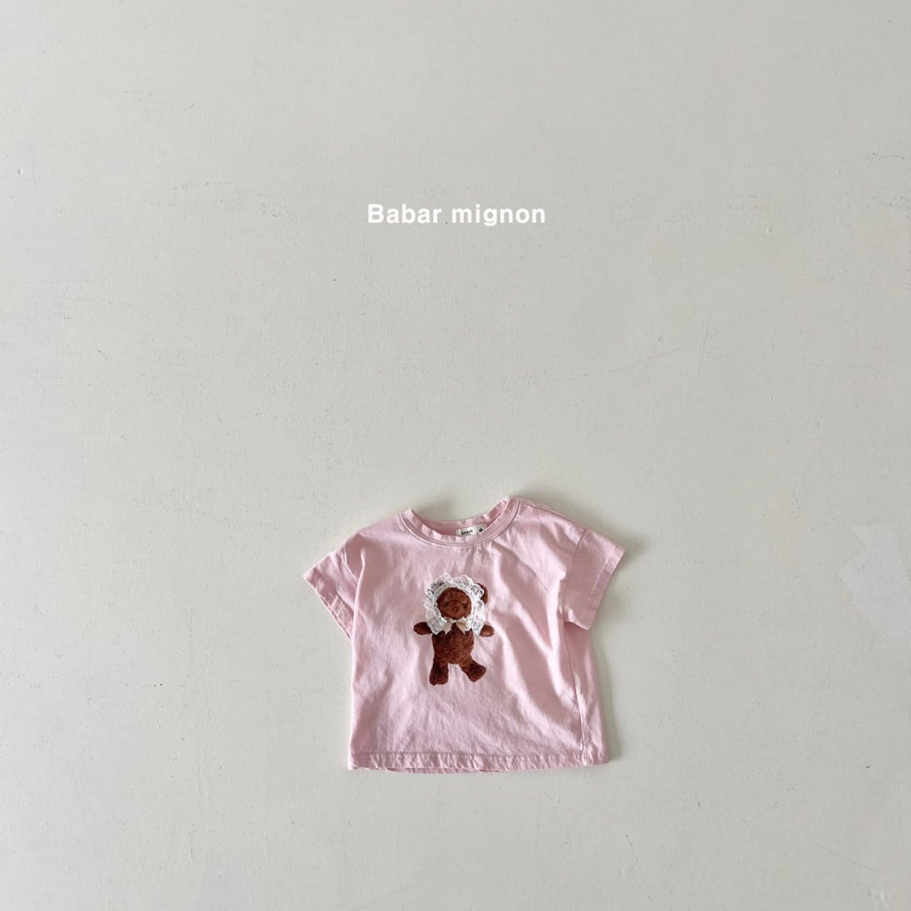 Babar Mignon - Korean Children Fashion - #designkidswear - Doll Bear Tee - 9