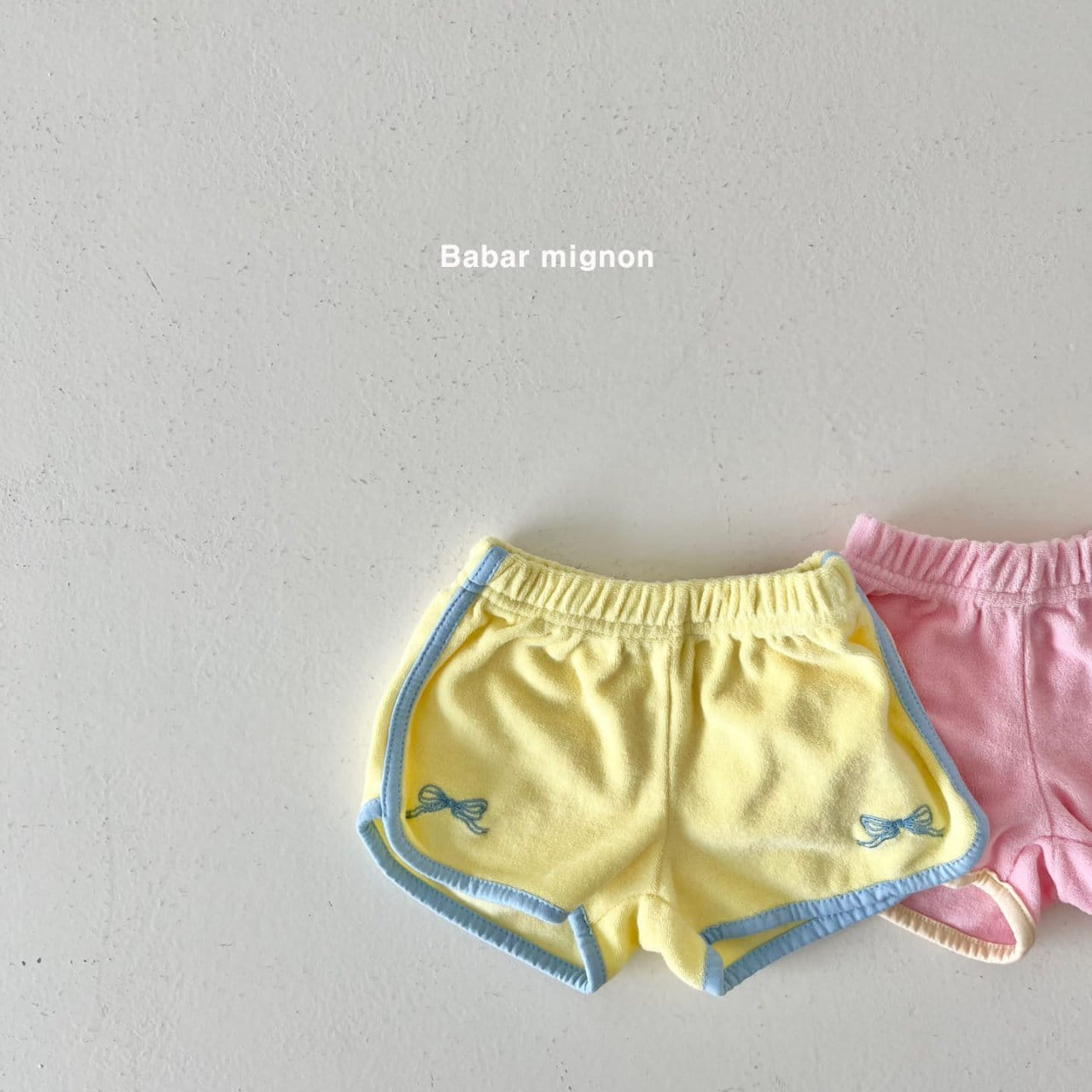 Babar Mignon - Korean Children Fashion - #designkidswear - Piping Ribbon Shorts - 3