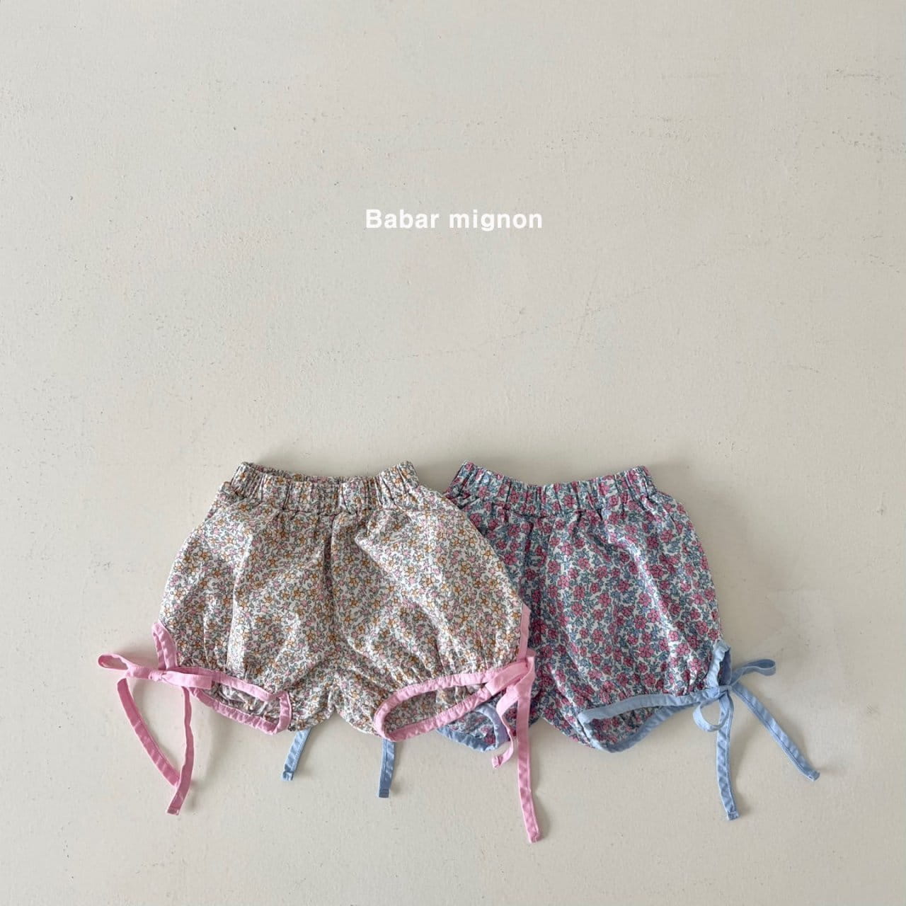 Babar Mignon - Korean Children Fashion - #designkidswear - Pumpkin Ribbon Shrots - 2