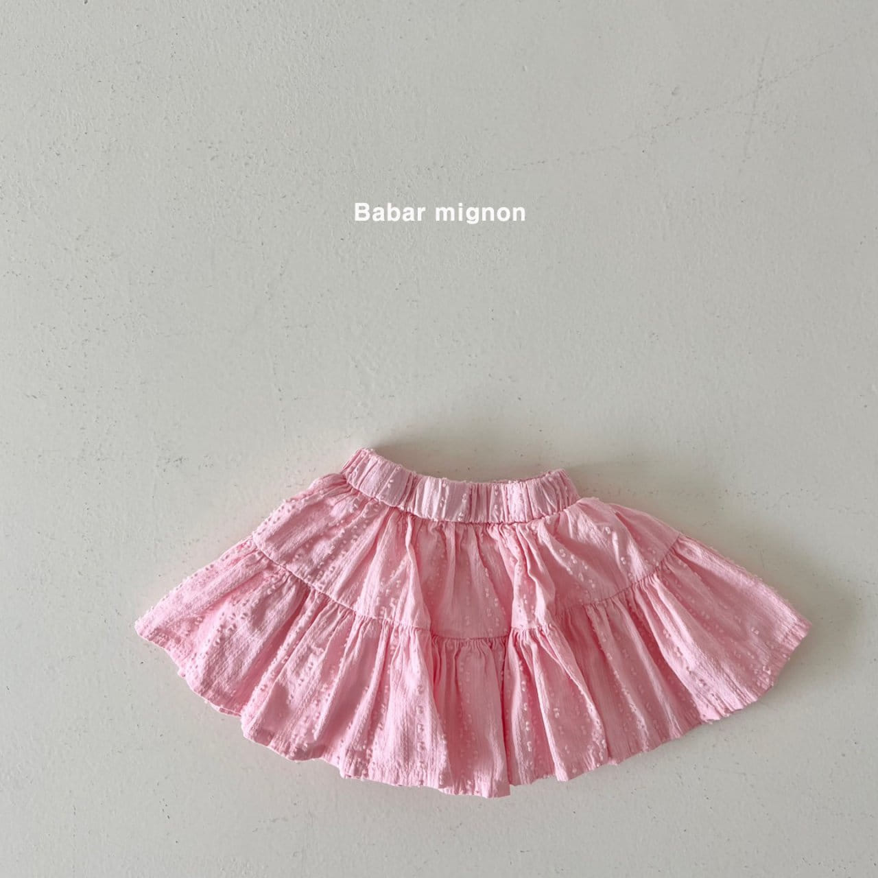 Babar Mignon - Korean Children Fashion - #designkidswear - Eyelet Kan kan Skirt - 11