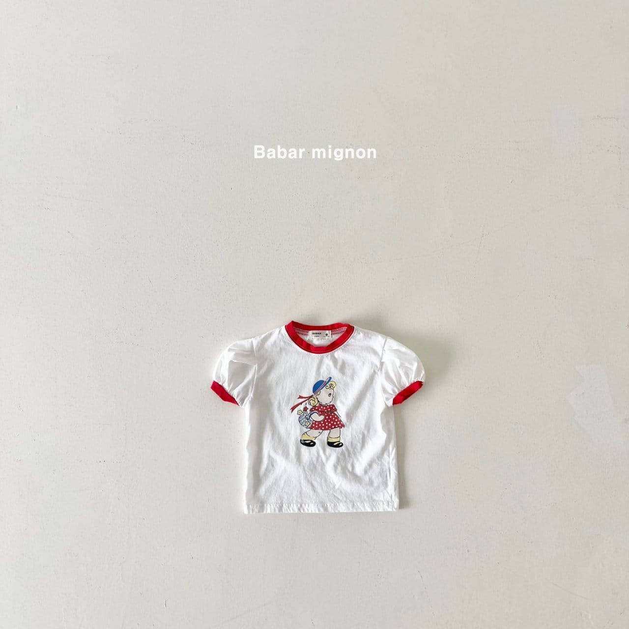 Babar Mignon - Korean Children Fashion - #discoveringself - Girl Puff Tee - 5