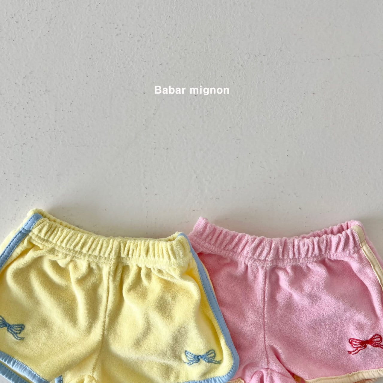 Babar Mignon - Korean Children Fashion - #designkidswear - Piping Ribbon Shorts - 4