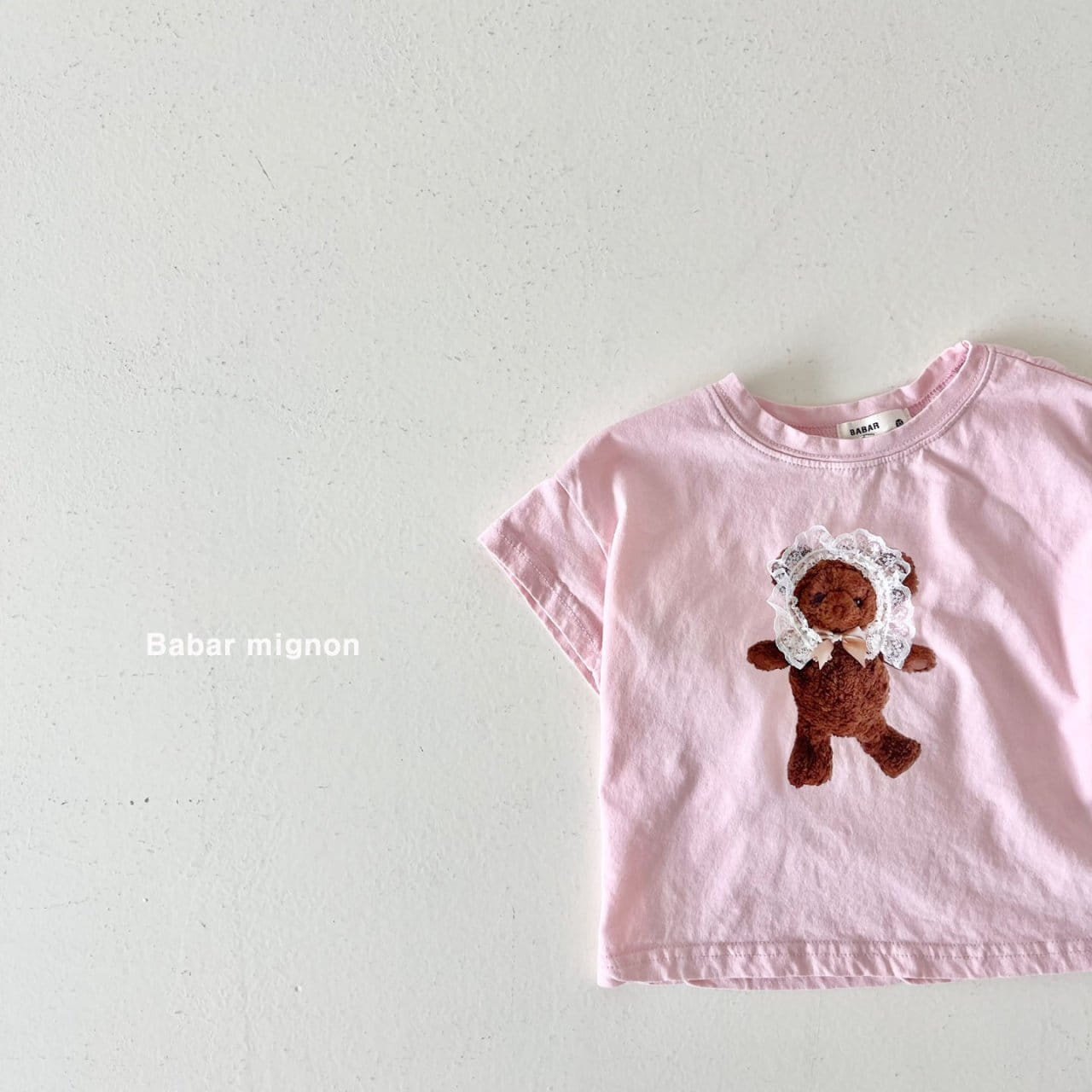 Babar Mignon - Korean Children Fashion - #fashionkids - Doll Bear Tee - 11