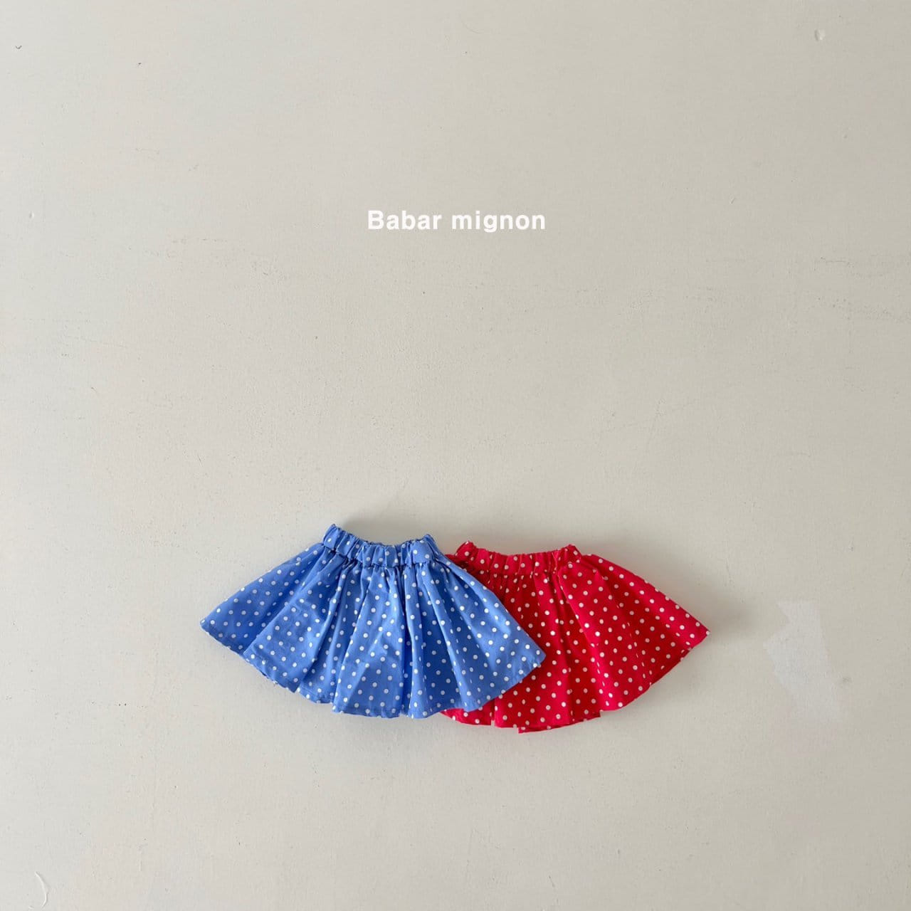 Babar Mignon - Korean Children Fashion - #kidsshorts - Dot Skirt