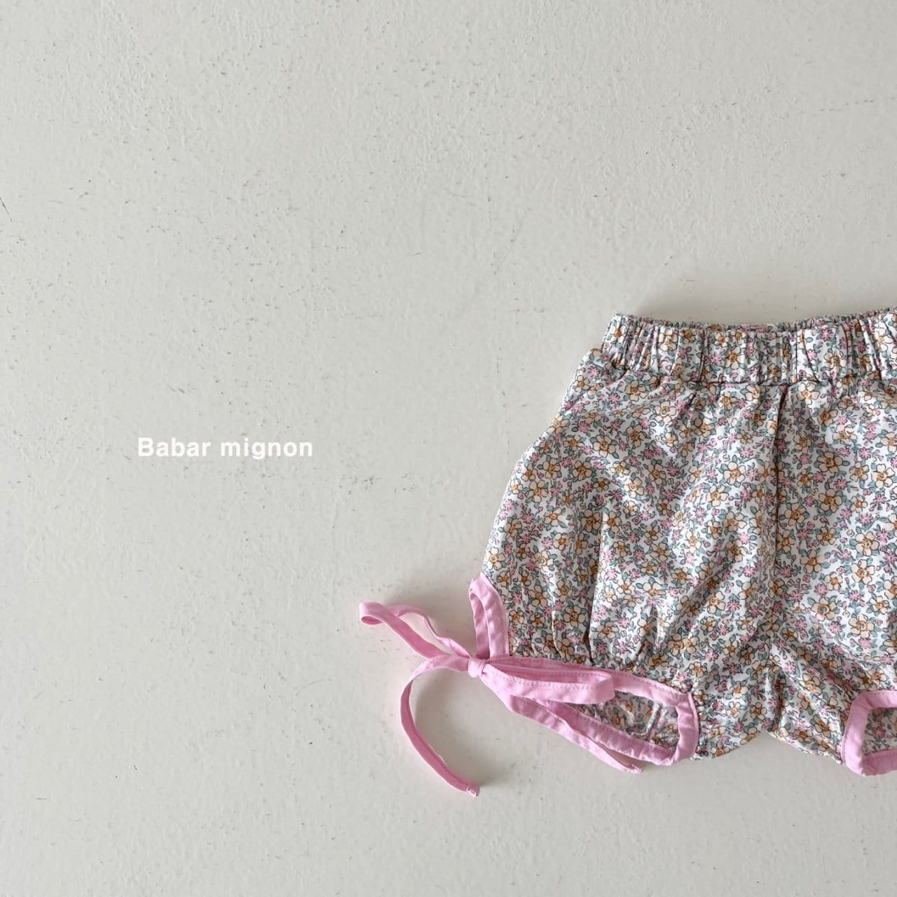 Babar Mignon - Korean Children Fashion - #kidzfashiontrend - Pumpkin Ribbon Shrots - 7