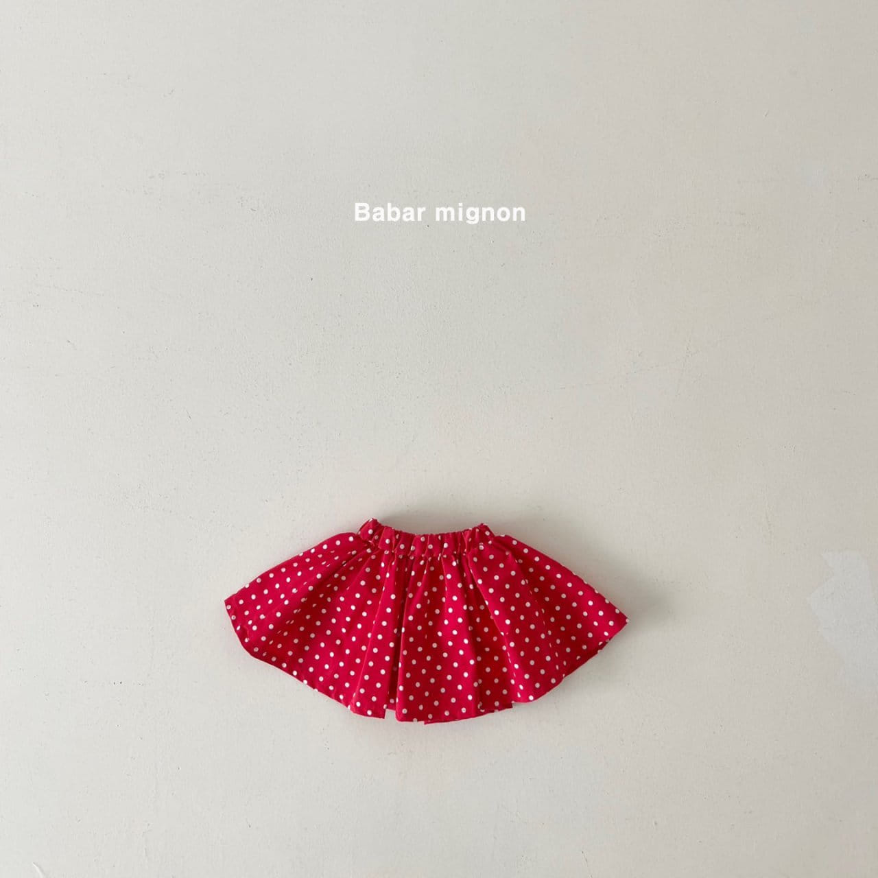 Babar Mignon - Korean Children Fashion - #littlefashionista - Dot Skirt - 5