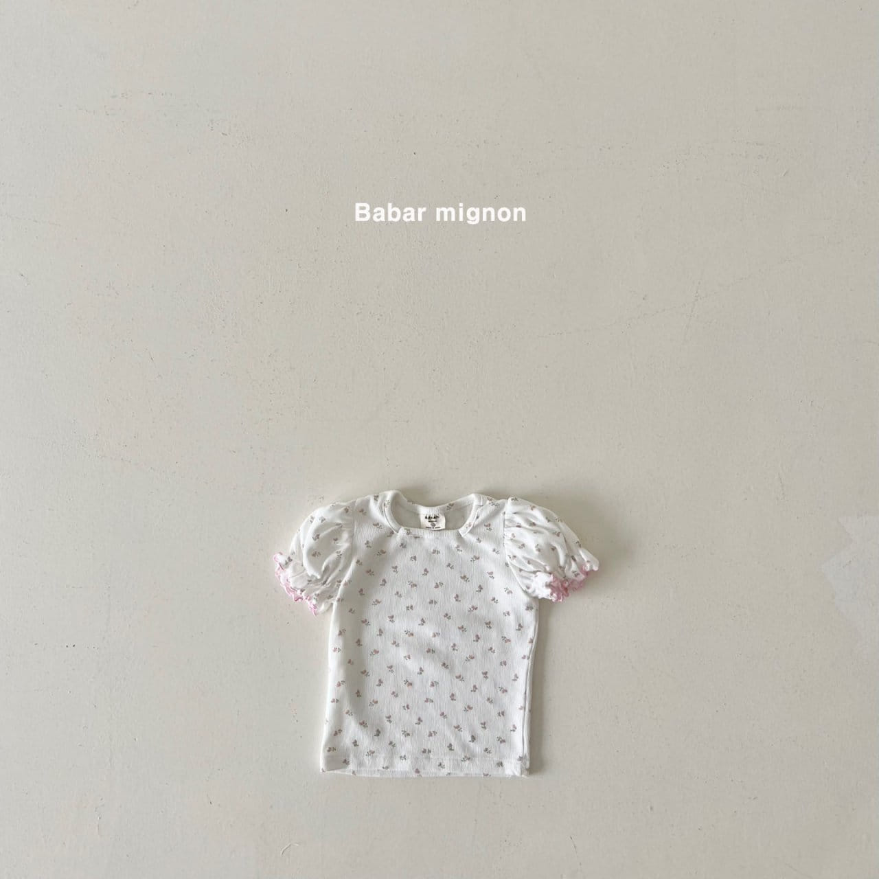 Babar Mignon - Korean Children Fashion - #magicofchildhood - Puff Rib Tee - 5