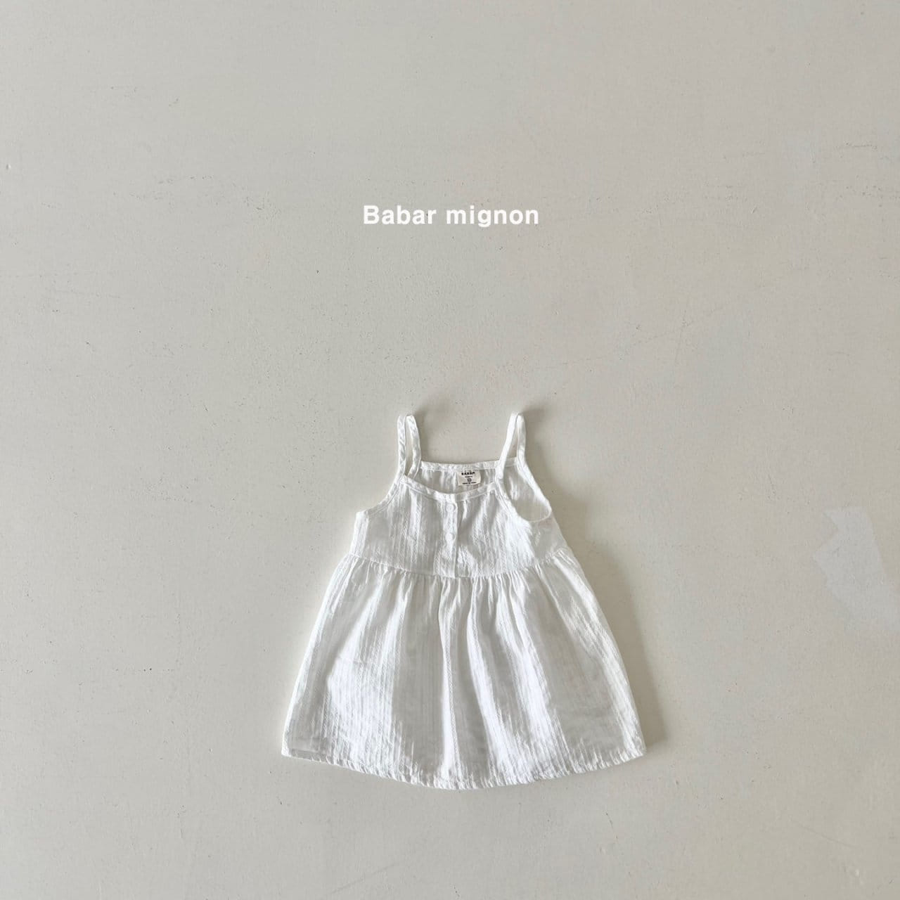 Babar Mignon - Korean Children Fashion - #magicofchildhood - Baba String Sleeveless One-Piece