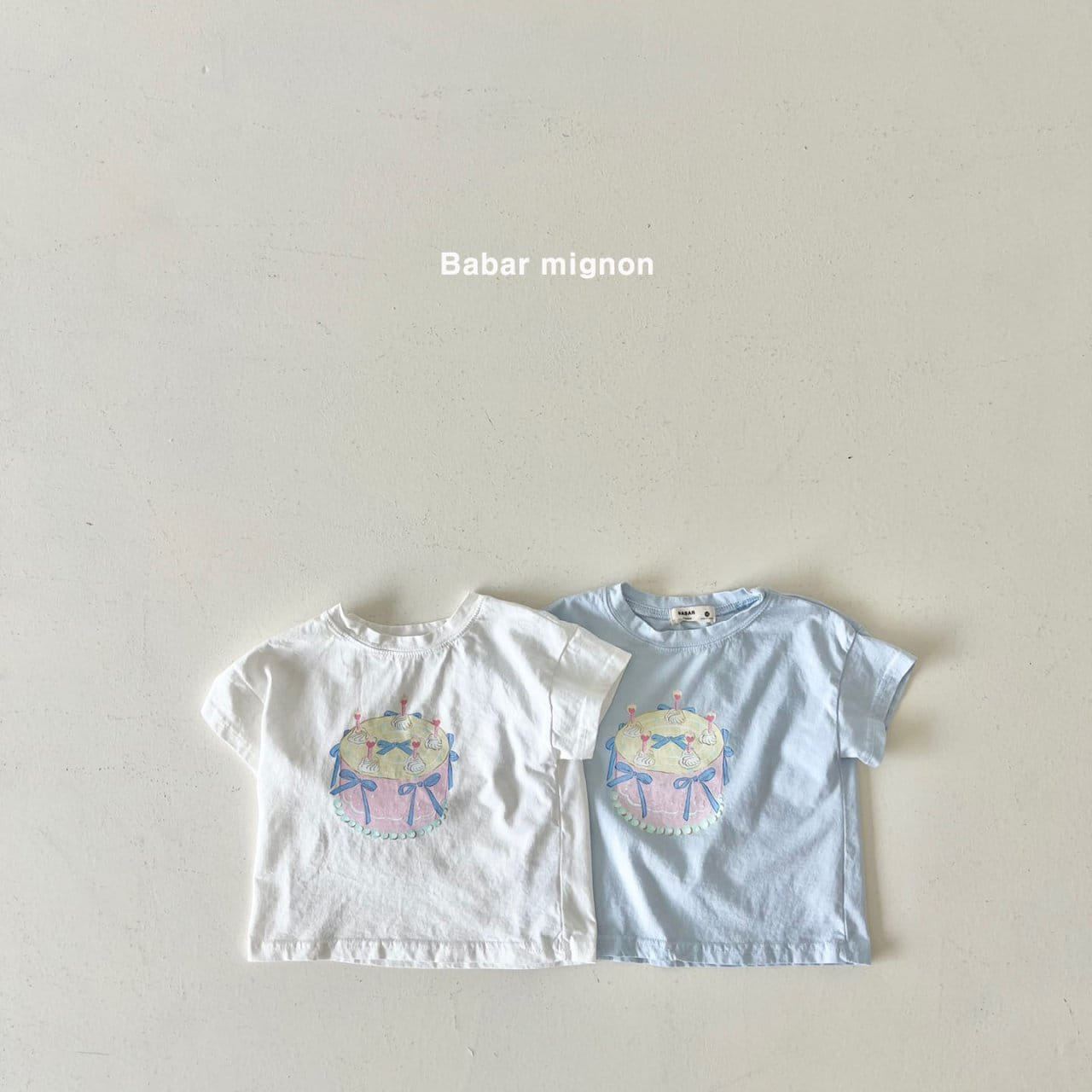 Babar Mignon - Korean Children Fashion - #minifashionista - Cake Ribbon Tee - 2