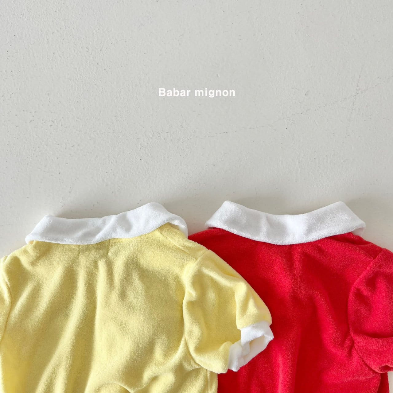 Babar Mignon - Korean Children Fashion - #minifashionista - Terry Collar Tee - 8