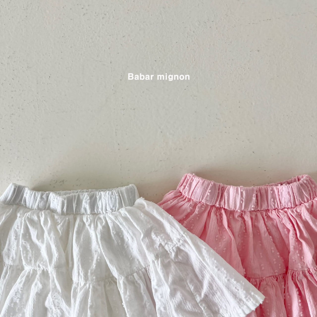 Babar Mignon - Korean Children Fashion - #magicofchildhood - Eyelet Kan kan Skirt - 4