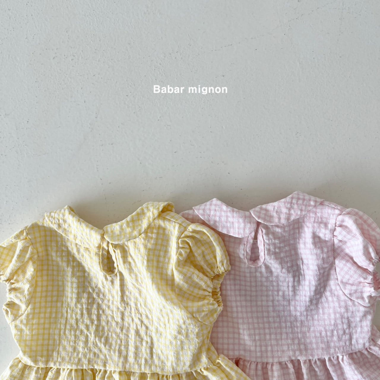 Babar Mignon - Korean Children Fashion - #prettylittlegirls - Collar Check Blouse - 8