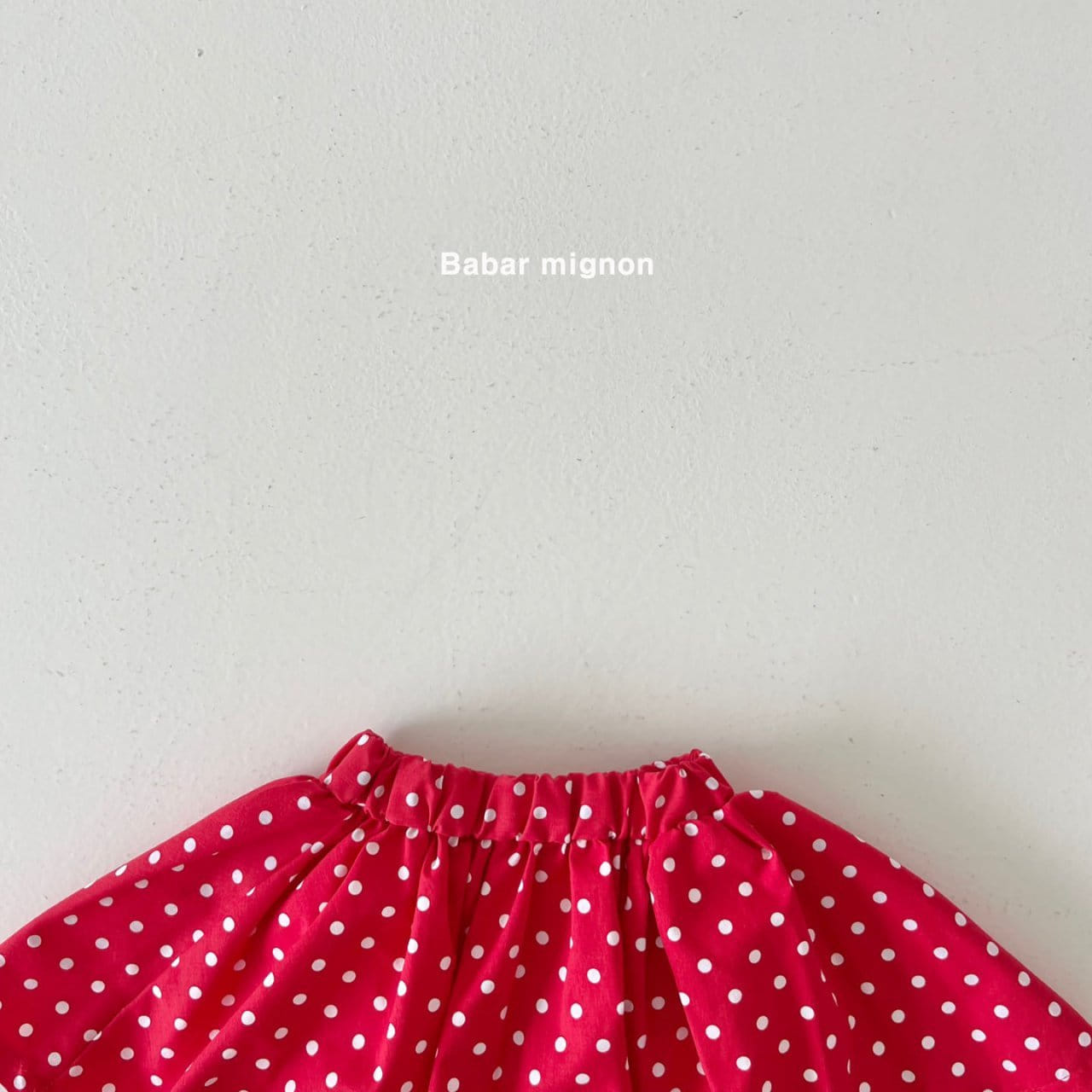 Babar Mignon - Korean Children Fashion - #todddlerfashion - Dot Skirt - 9