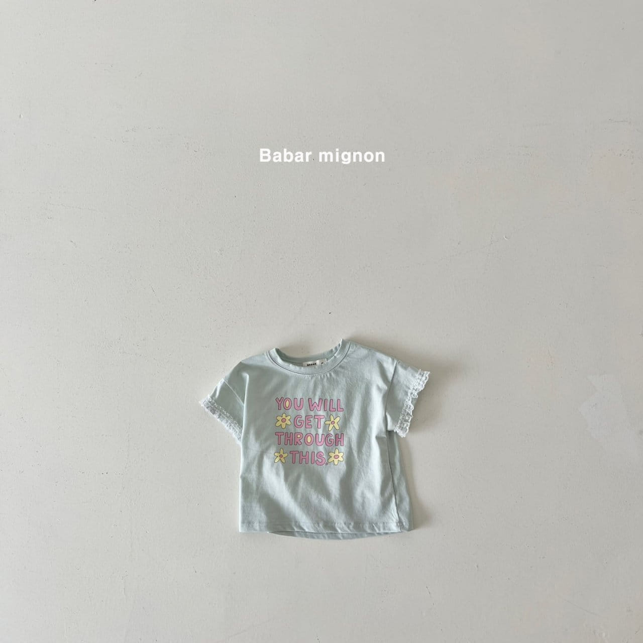 Babar Mignon - Korean Children Fashion - #todddlerfashion - You Will Lace Tee - 5