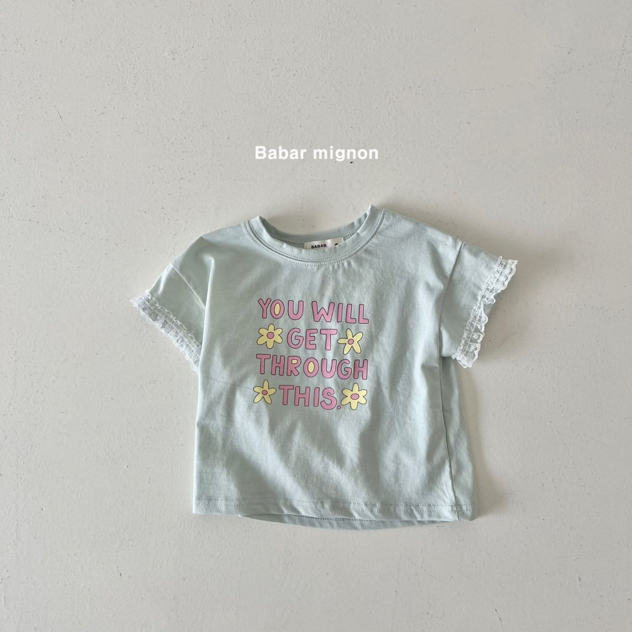 Babar Mignon - Korean Children Fashion - #toddlerclothing - You Will Lace Tee - 6