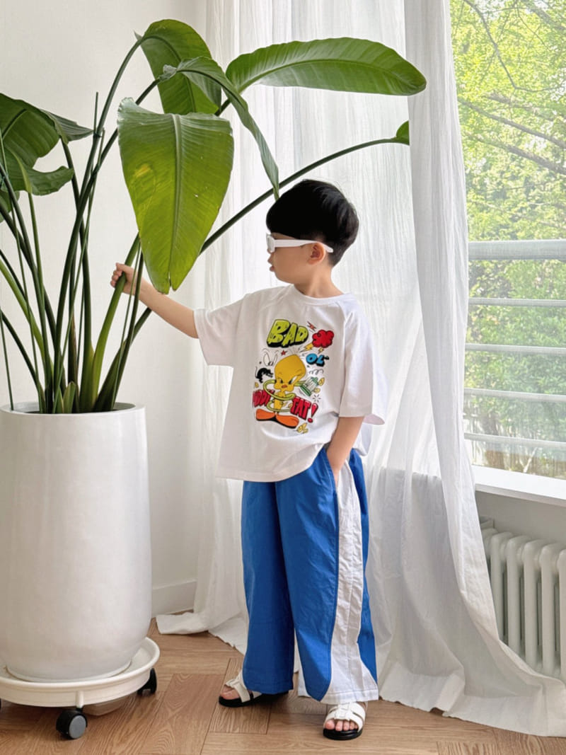 Bailey - Korean Children Fashion - #kidzfashiontrend - Color Line Pants - 9