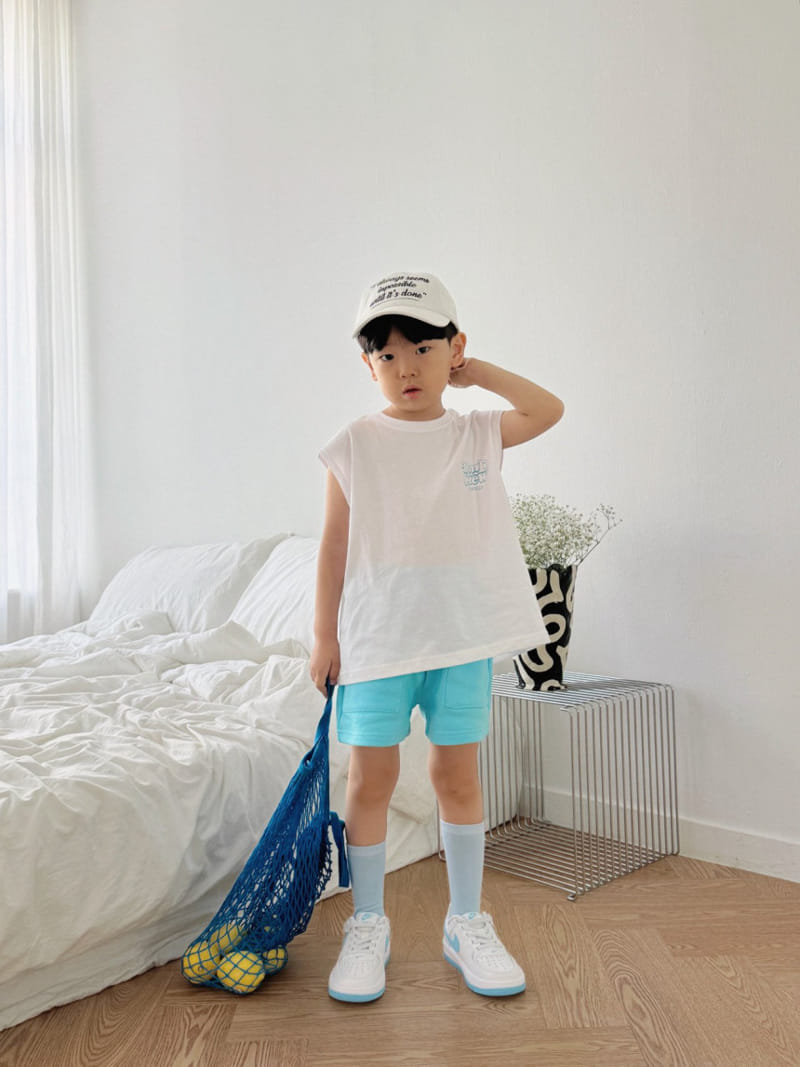 Bailey - Korean Children Fashion - #kidzfashiontrend - Out Pocket Middle Pants - 3
