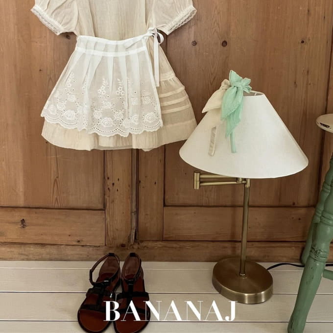 Banana J - Korean Children Fashion - #kidzfashiontrend - Wrinkle Apron