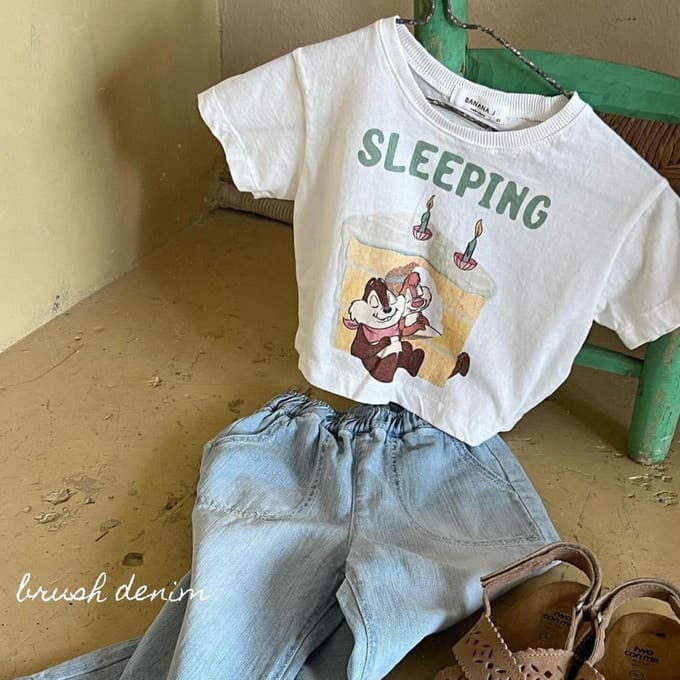 Banana J - Korean Children Fashion - #prettylittlegirls - Sleeping Tee