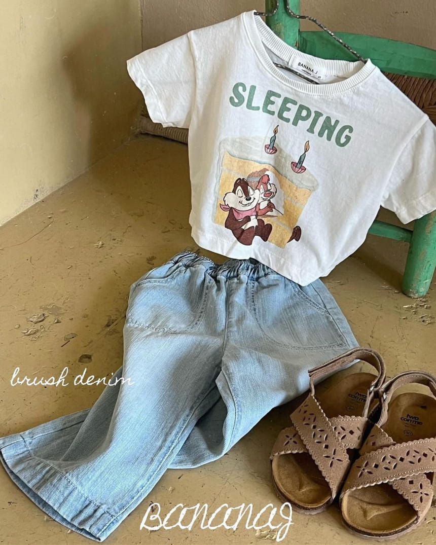 Banana J - Korean Children Fashion - #toddlerclothing - Sleeping Tee - 3