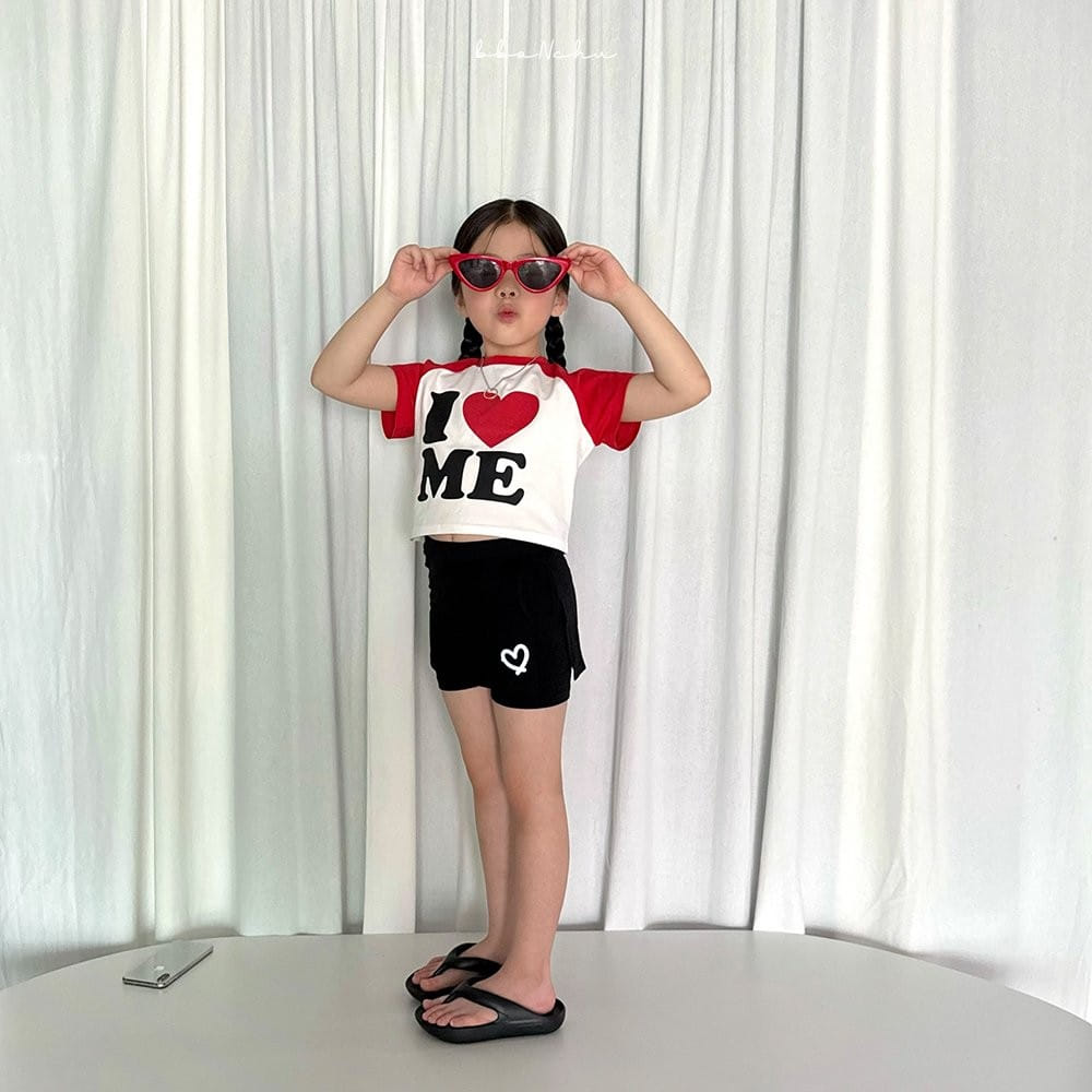 Bbonchu - Korean Children Fashion - #childofig - I Love Me Raglan Tee - 8